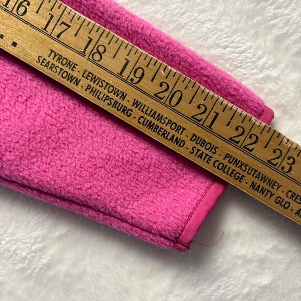 J. Crew Quilted Fleece Women Sz XXS Hot Pink Pullover‎ Snap Neck Sweatshirt